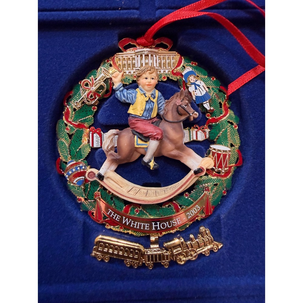 2003 White House Historical Association Christmas Ornament Ulysses S Grant Boxed